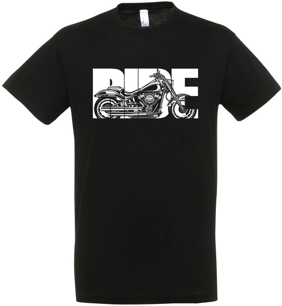 T-shirt Motor Ride - T-shirt homme motard - Homme - Femme - Unisexe - T-shirt moto - Cadeau - T-shirt cadeau moto - Taille M