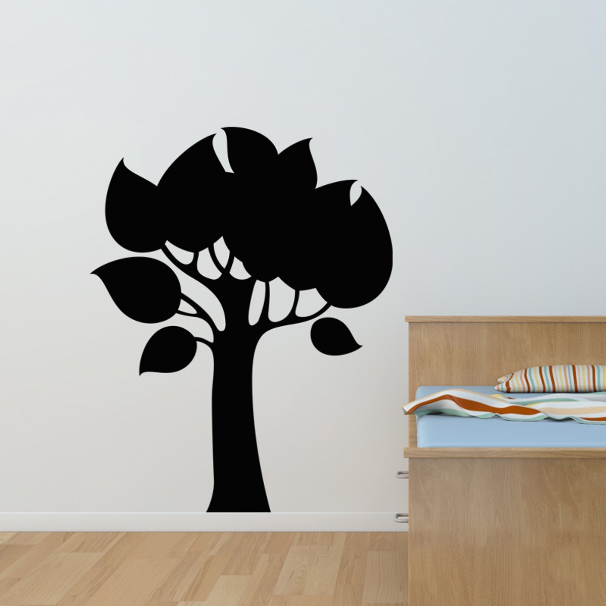 Ambiance Sticker Schoolbordsticker - uitwisbare zelfklevende muurstickers - BOOMONTWERP - 20x15cm Multi color