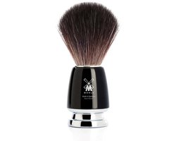 MÜHLE -Scheerkwast -Synthetische Black badger -Rytmo -Handvat kunsthars Zwart
