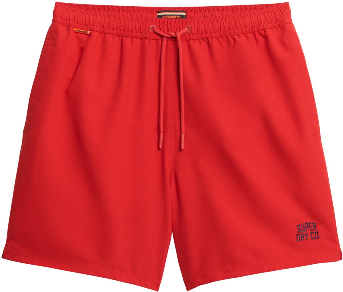 Superdry ESSENTIAL 16 SWIM SHORT Heren Zwembroek Rouge Rood