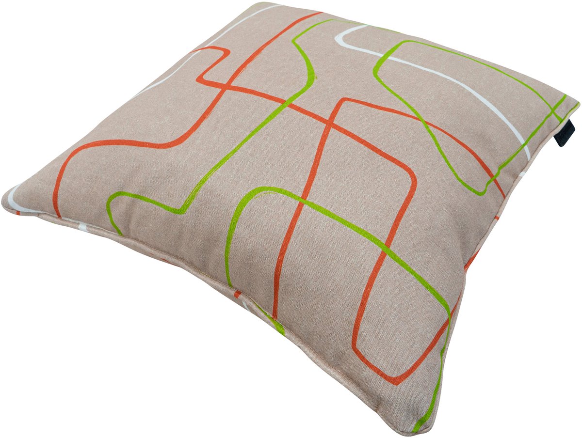 Madison Sierkussen paspel ca.50x50cm Joah terra Beige