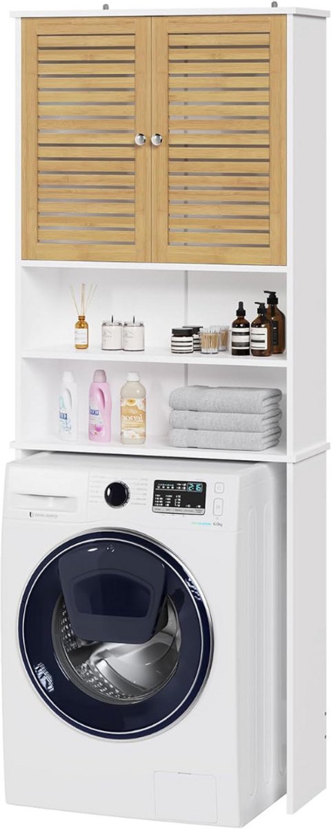 ApexArte® Wasmachine Kast - Meubel Verhoger - Wasdroger Ombouw