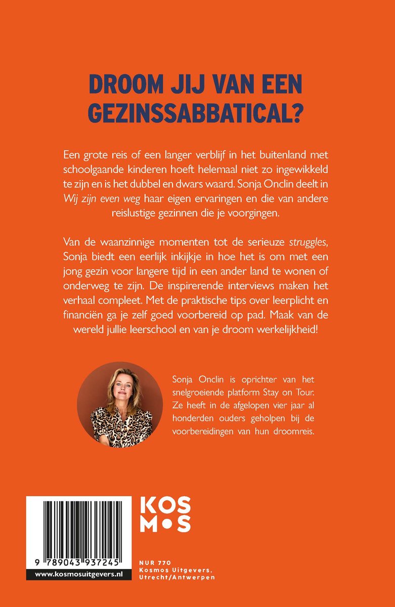 Wij zijn even weg - back cover