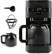 JL Cuisine - Barista Koffiezetapparaat - Thermoskan - 24u Timer - Permanent Filter - 8 Koppen - Zwart