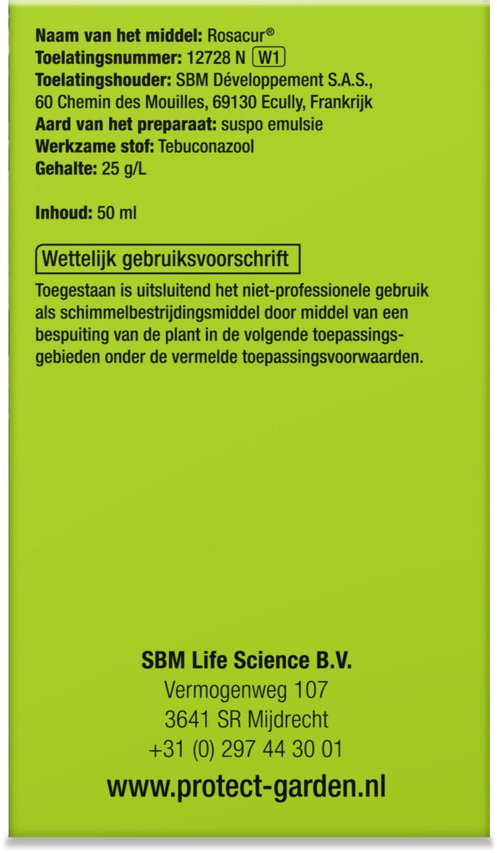 Rosacur concentraat tegen schimmels 50 ml van Merkloos	 — afbeelding 2
