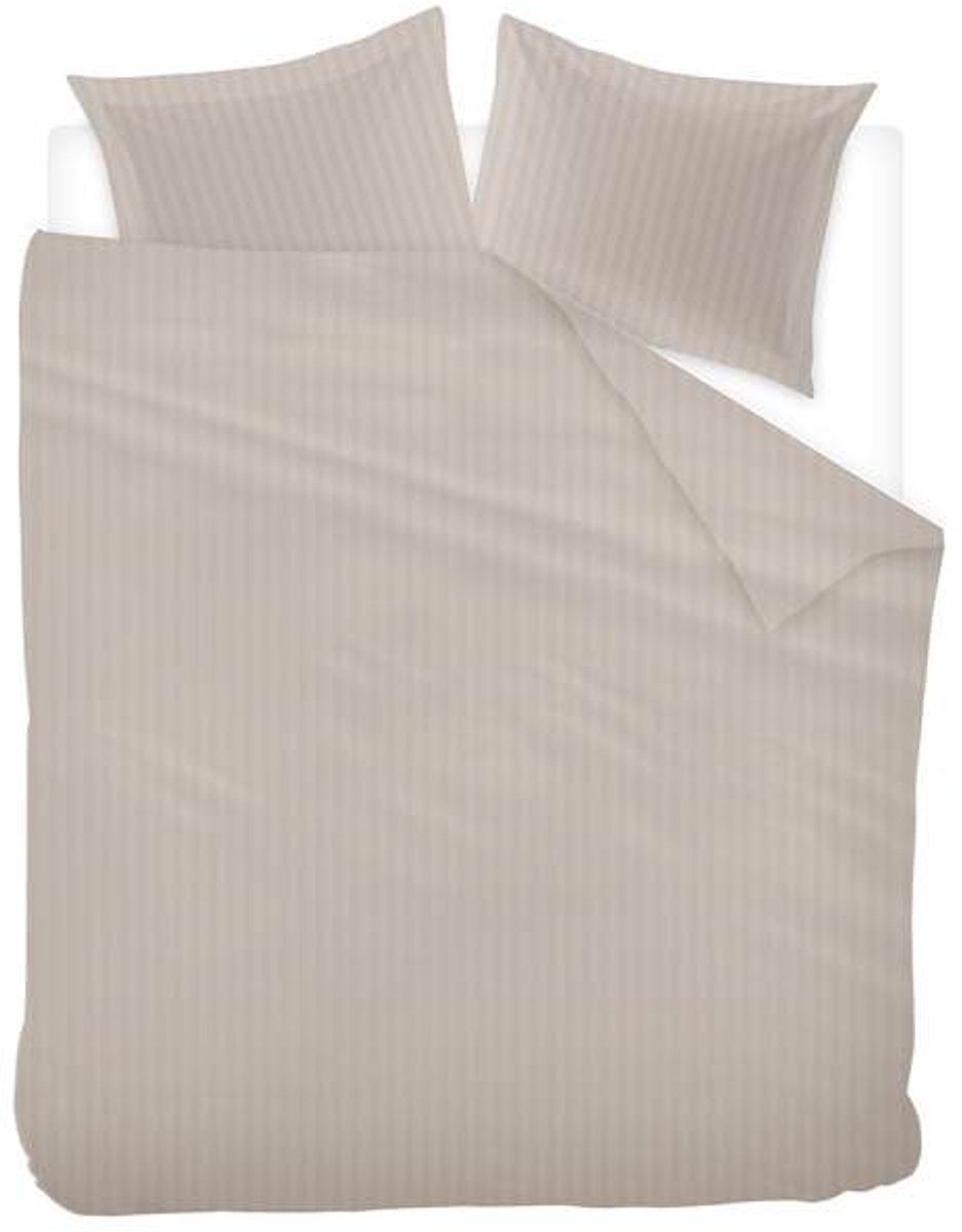 Ivorlyn Kent Dekbedovertrek - Lits-jumeaux - 240x200/220 cm - Light Taupe
