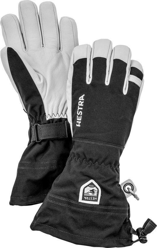 Hestra Basic Wool Vuisthandschoenen Dames/Heren - dames handschoenen heren met voering voor Herfst/Winter - 10 HS antraciet