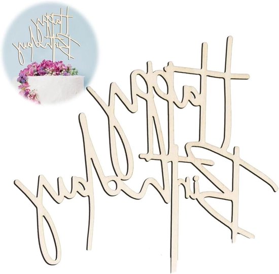 Bordure De Confettis Happy Birthday Borden Confetti 23cm 8st