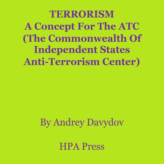 TERRORISM: A Concept For The ATC (The Commonwealth Of Indepe ... - cover