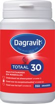 Dagravit Totaal 30 Multi+ - Multivitaminen en mineralen - Familie voordeelverpakking - Ondersteunt de afweer van het lichaam (1) - 350 dragees