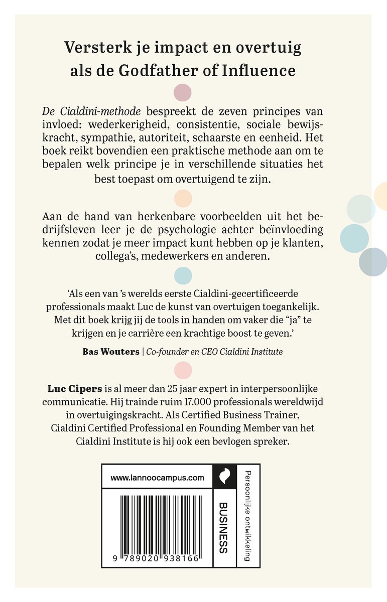 De Cialdini-methode - back cover