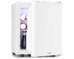 Klarstein Drankkoeler Happy Hour 45 Mini-koelkast - Minibar - Drankenkoelkast - 45 Liter - 26 dB - Wit - voor Bar - Stil - voor Kantoor - Compact - Drankkoelkast Drankenkoeler Beverage Cooler Flessenkoelkast - Hotelkoelkast