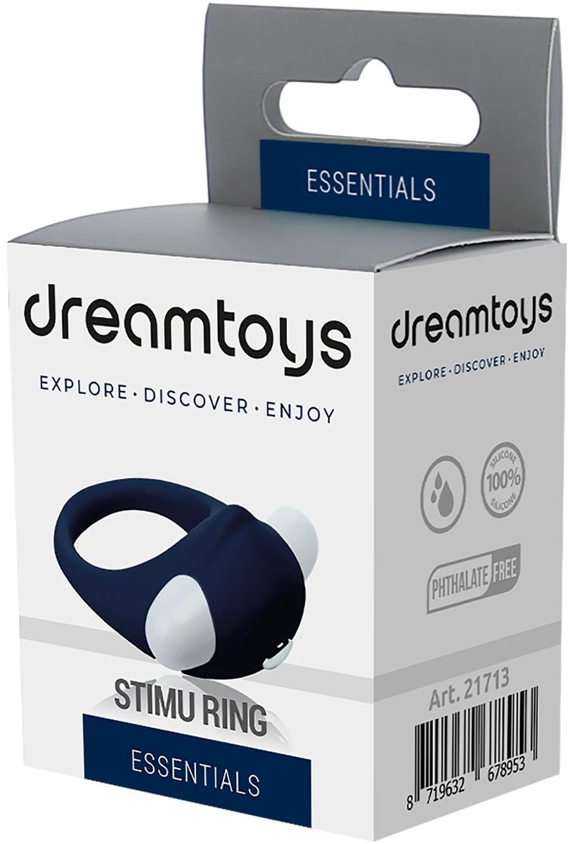 Goedkoopste Dream Toys Cockring RINGS OF LOVE STIMU RING Blauw