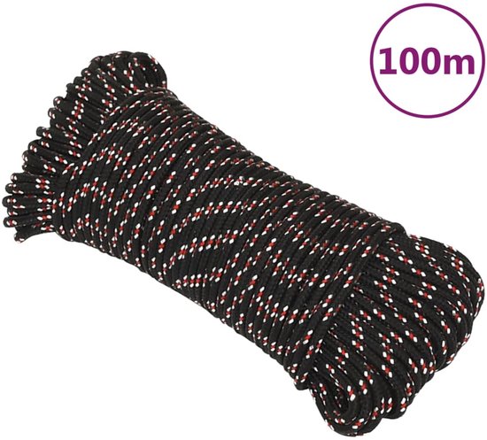 Boottouw 8 mm 100 m polypropyleen geel