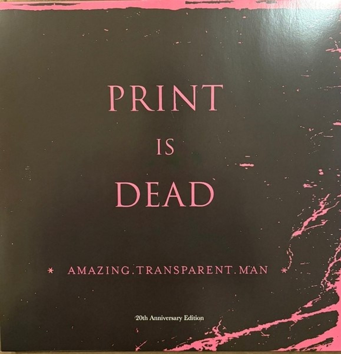 Amazing Transparent Man - Print Is Dead (LP)