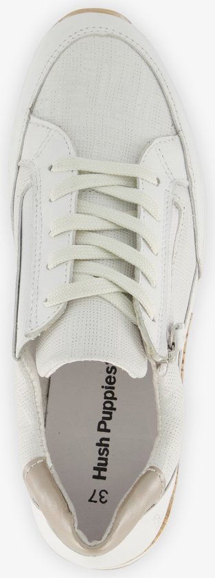 Hush Puppies leren dames sneakers wit Maat 39 Uitneembare zool