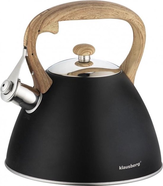 Klausberg KB-7262 fluitketel - 3L - rvs - alle warmtebronnen