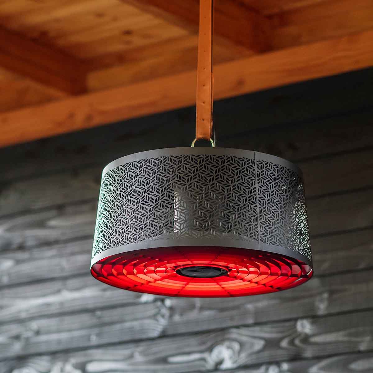 Sunred Moderna Artix Ultra 2000 W - Chauffage de terrasse suspendu - Noir