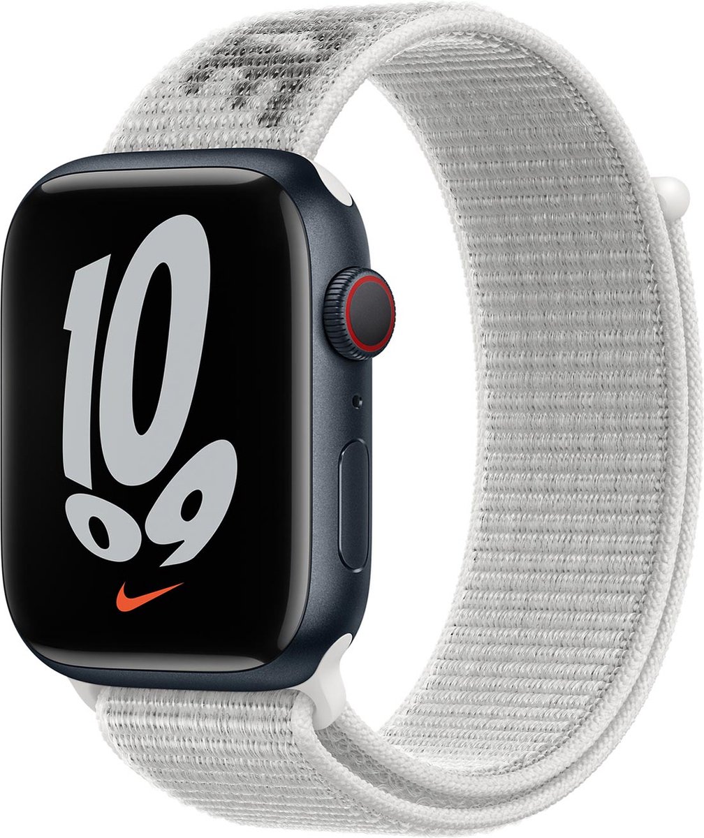 Apple Watch Geweven Sportbandje Nike - 41mm - Maize/White - voor Apple Watch SE/5/6/7