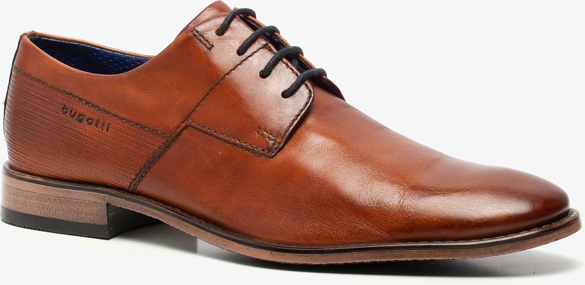 bugatti heren 311-a311o veterschoenen, cognac, 43 EU