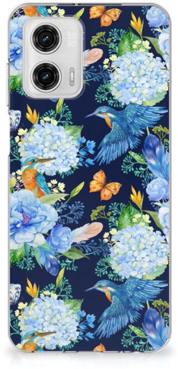 TPU Hoesje voor Motorola Moto G73 IJsvogel