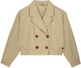 Veste trench-coat d'été Like Flo pour filles et adolescentes - sable - courte - Akon