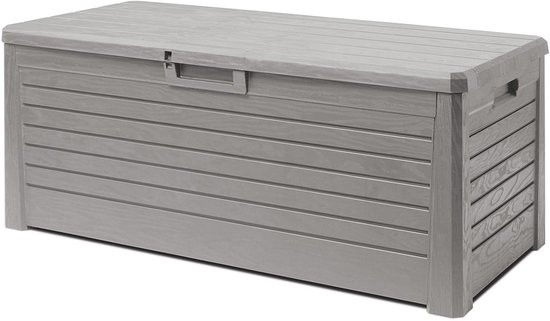 Toomax Florida opbergbox - 550L - grijs - weer- en vorstbestendig - zeer geschikt als kussenbox voor in de tuin