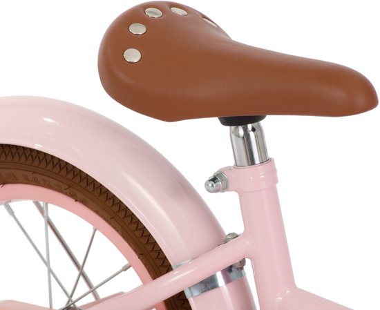 AMIGO Perfect Meisjesfiets - Kinderfiets voor Meisjes - 16 Inch 23,5 cm - Terugtraprem - Roze van AMIGO — afbeelding 5