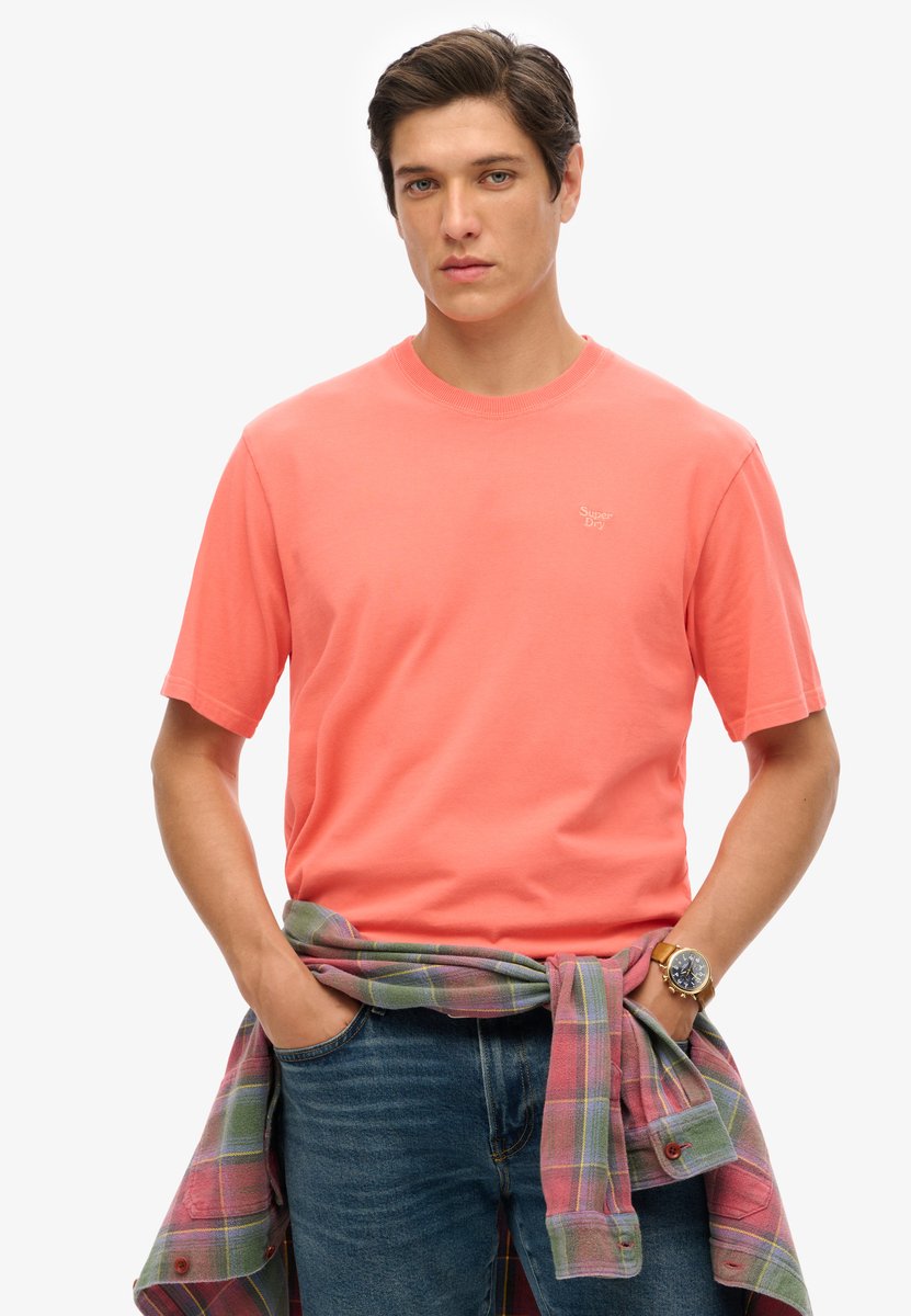 Superdry Vintage Mark T-Shirt Heren T-shirts Koraal