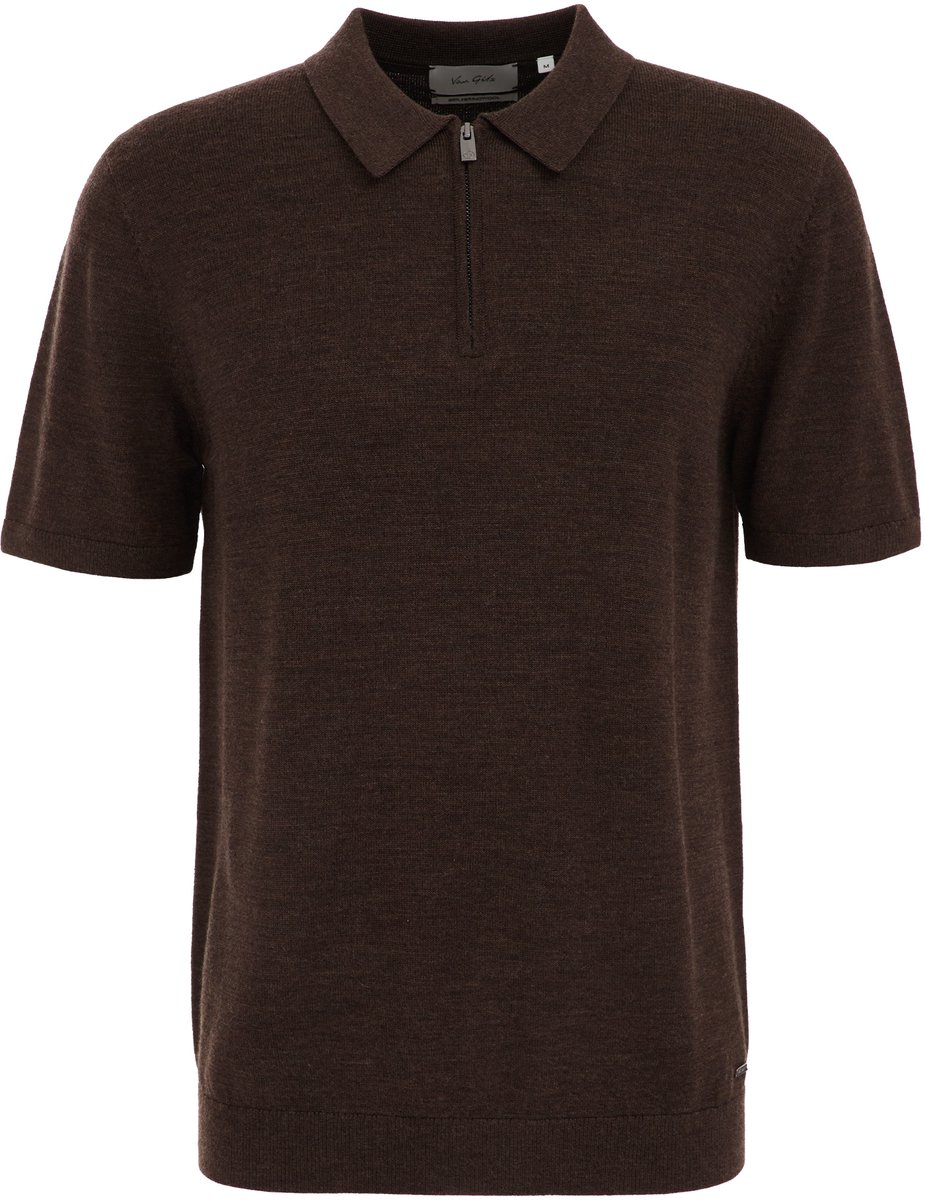 Van Gils Heren Regular fit polo van merinowol