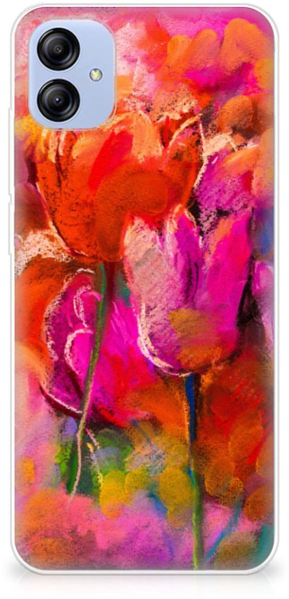 Back Cover voor Hoesje maken Samsung Galaxy A04e Tulips