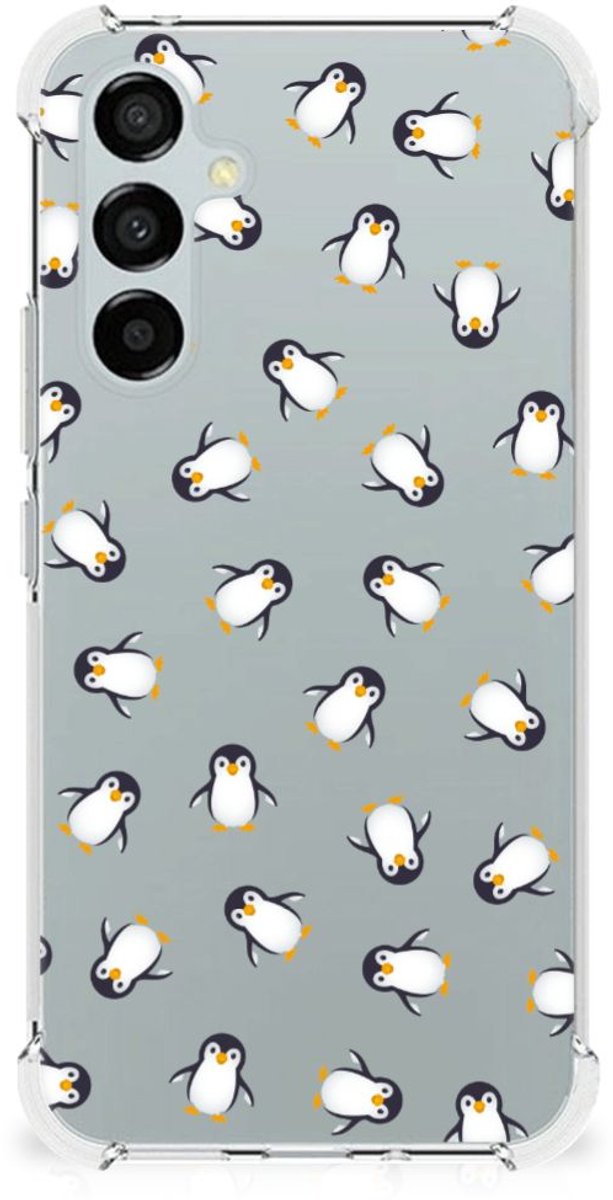 Doorzichtige Silicone Hoesje voor Samsung Galaxy A54 Pinguïn