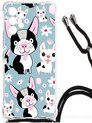 Coque Smartphone Samsung Galaxy A13 4G Folder avec bordure transparente Chiens