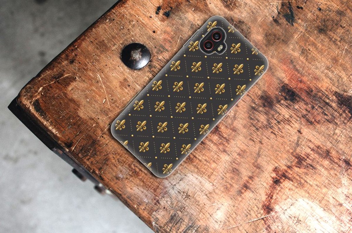 Samsung Galaxy Xcover 6 Pro TPU bumper Franse Lelie