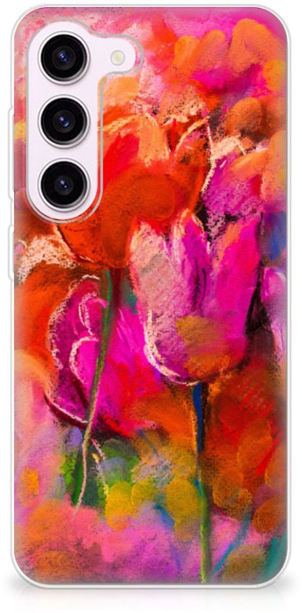 Hoesje maken Samsung Galaxy S23 Tulips