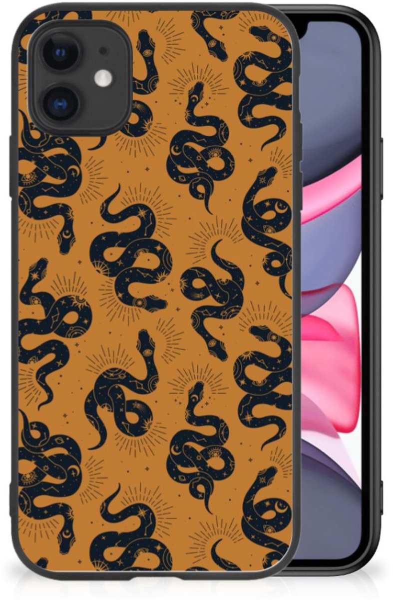 Dierenprint Telefoonhoesje voor iPhone 11 Snakes