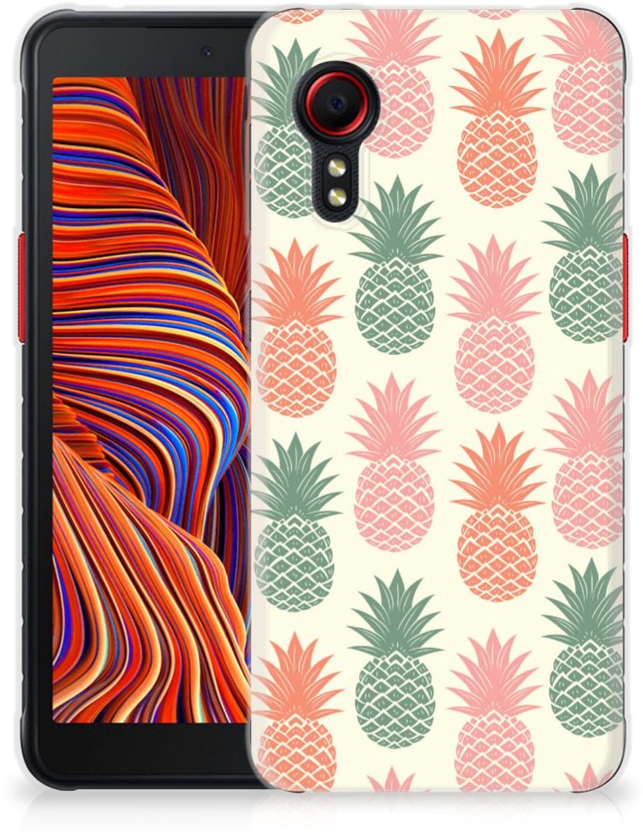 Samsung Galaxy Xcover 5 Siliconen Case Ananas