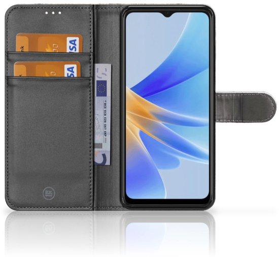 Flip Case pour OPPO A17 Coque Guépard