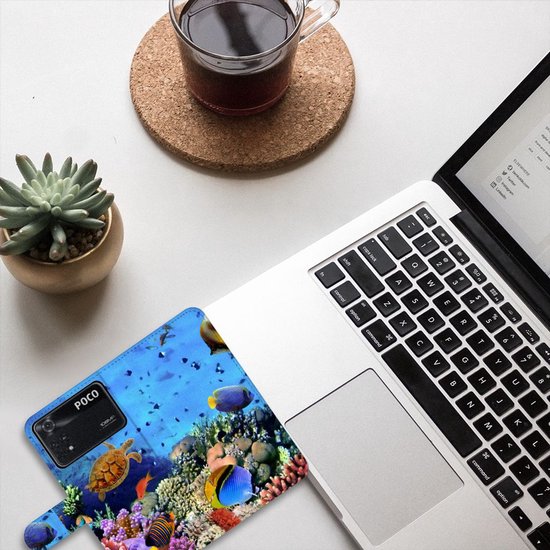 Coque Téléphone Portefeuille Xiaomi Poco X4 Pro 5G GSM Coque Pêche