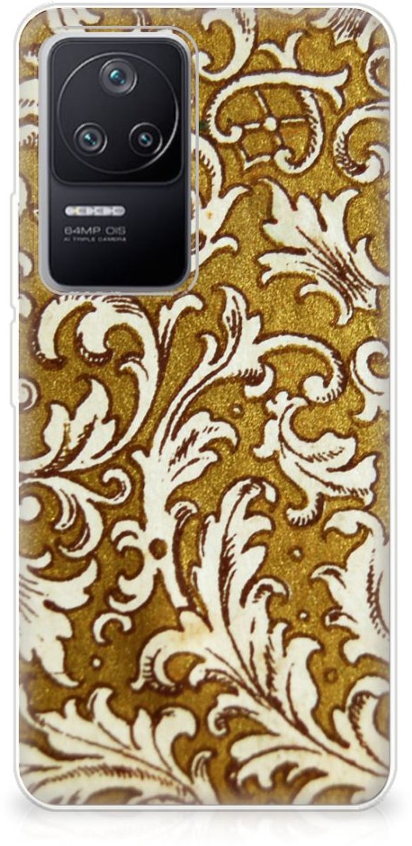 Siliconen Hoesje Xiaomi Poco F4 Barok Goud