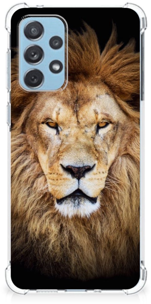 Samsung Galaxy A73 Case Anti-shock Leeuw