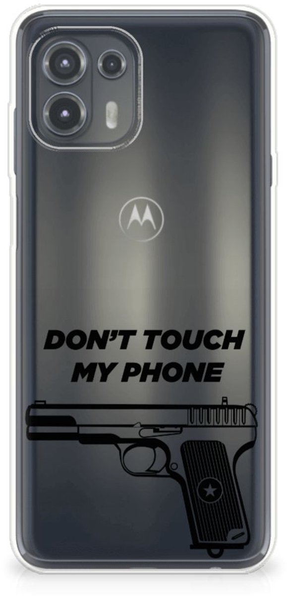Motorola Edge 20 Lite Silicone-hoesje Pistol DTMP