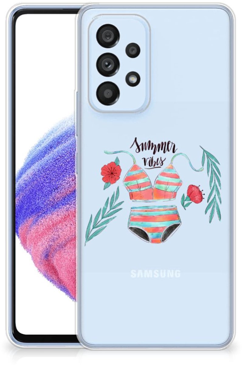 Samsung Galaxy A53 5G Telefoonhoesje met Naam Boho Summer