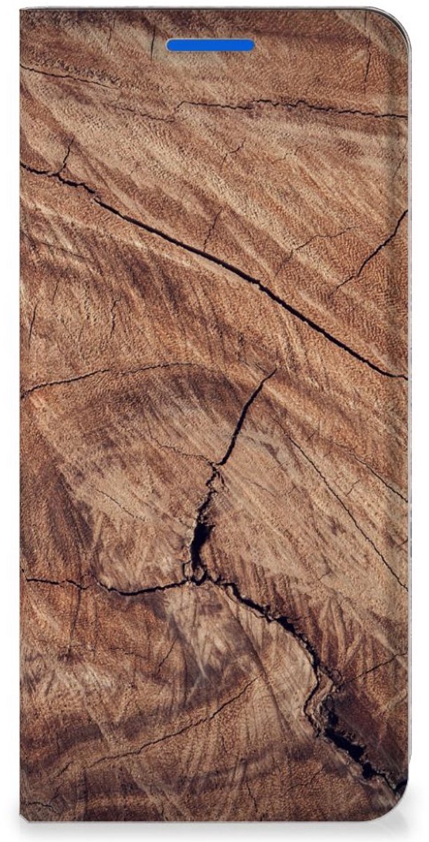Book Case voor OPPO Reno6 5G Book Wallet Case Tree Trunk