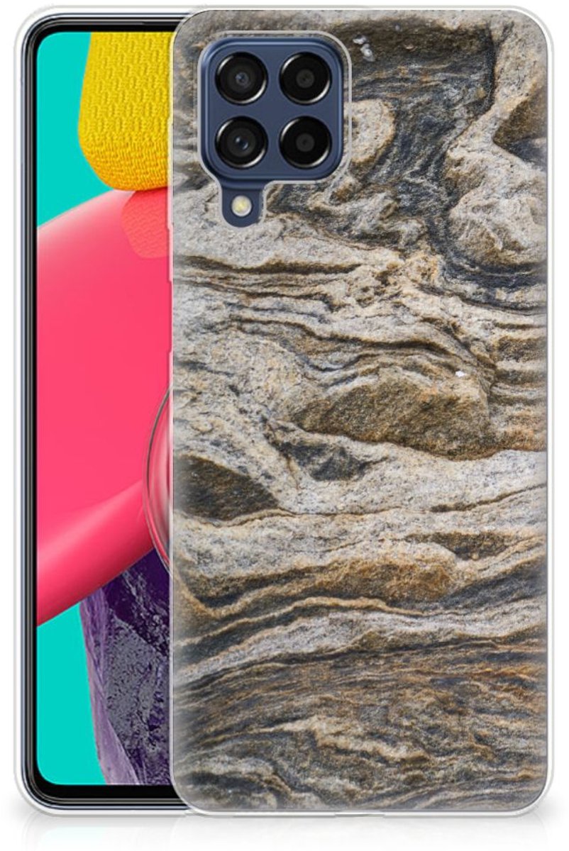 Samsung Galaxy M53 TPU Siliconen Hoesje Steen