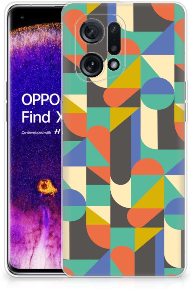 OPPO Find X5 TPU bumper Funky Retro