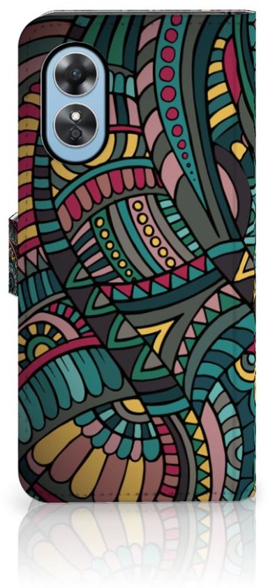 Coque Téléphone OPPO A17 Protection Housse Aztec