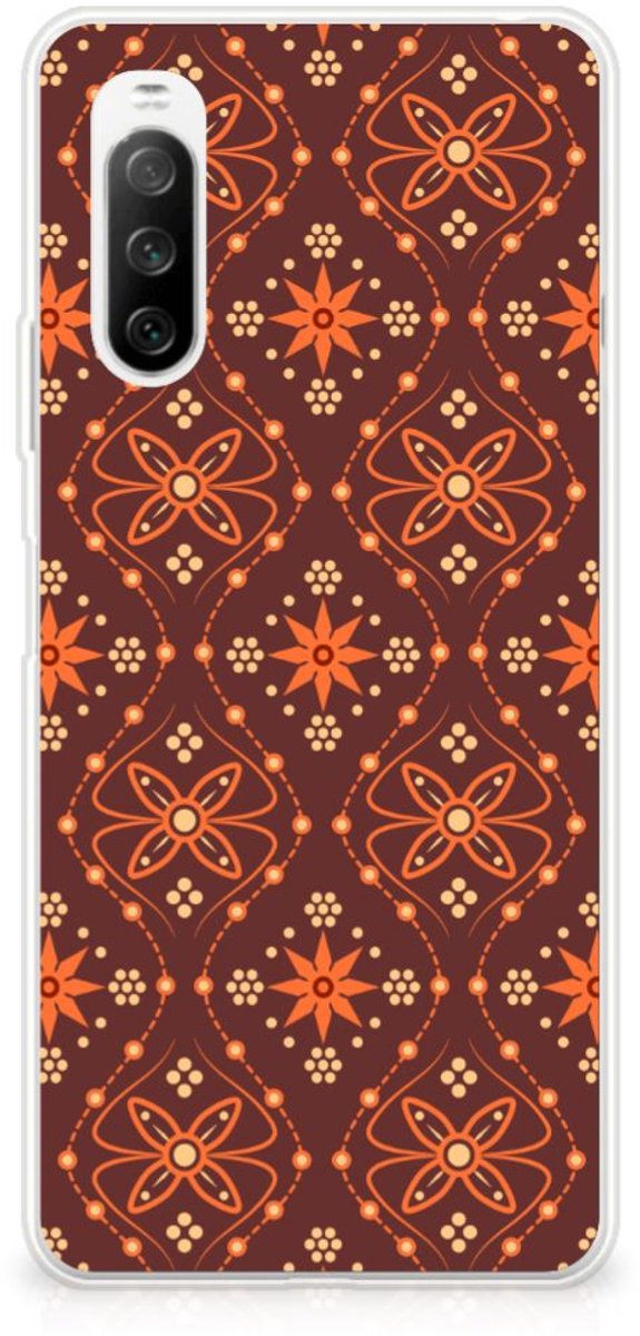Sony Xperia 10 III TPU bumper Batik Brown