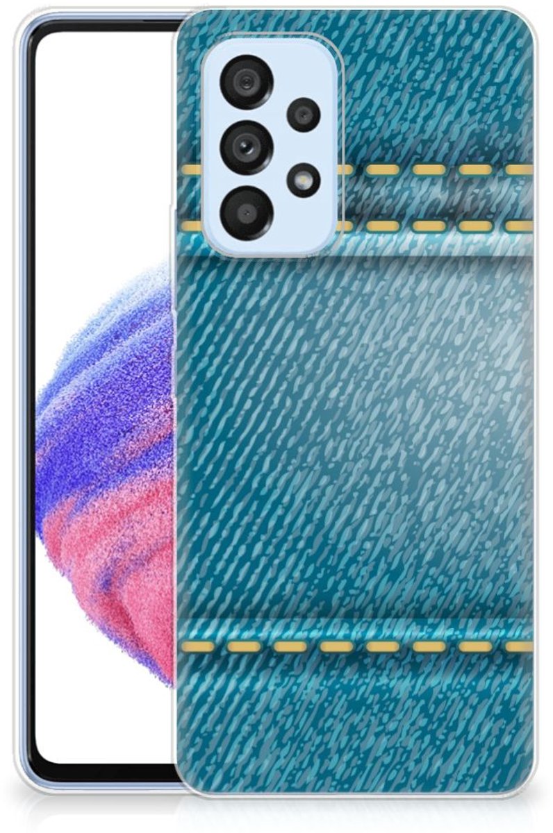 Samsung Galaxy A53 5G Silicone Back Cover Jeans