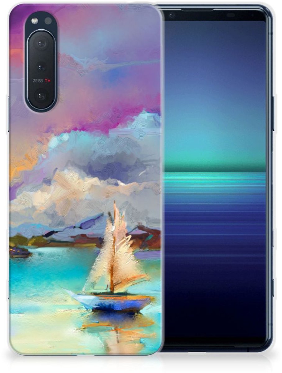 Back Cover voor Hoesje maken Sony Xperia 5II Boat